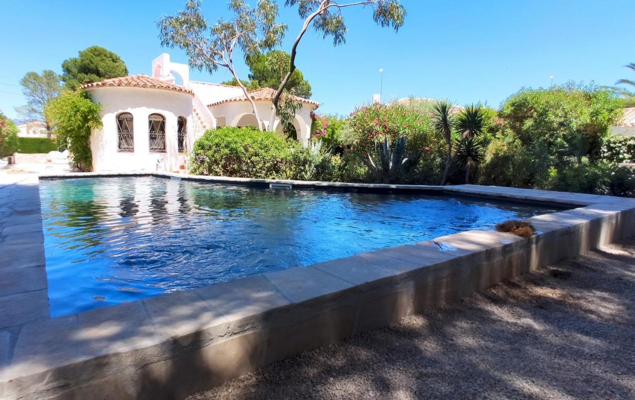 Villa Dos Calas - Bonita Villa De Estilo Rustico Y Piscina De Agua Salada L'Ametlla de Mar Esterno foto