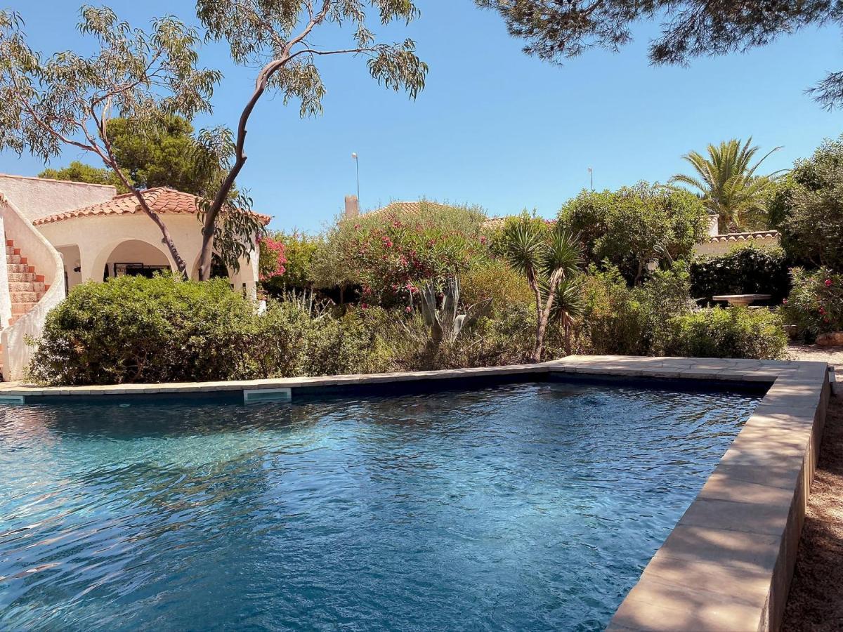 Villa Dos Calas - Bonita Villa De Estilo Rustico Y Piscina De Agua Salada L'Ametlla de Mar Esterno foto