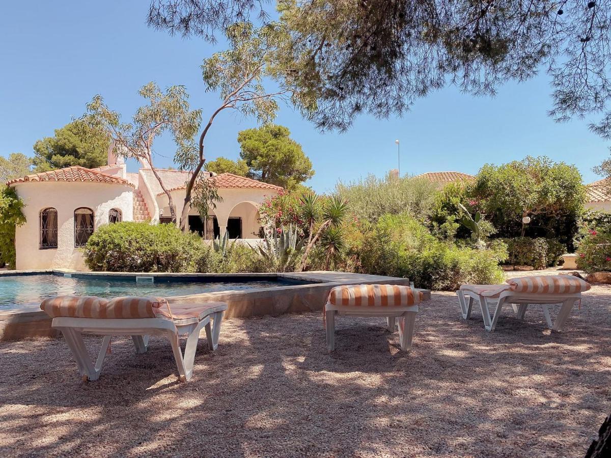 Villa Dos Calas - Bonita Villa De Estilo Rustico Y Piscina De Agua Salada L'Ametlla de Mar Esterno foto