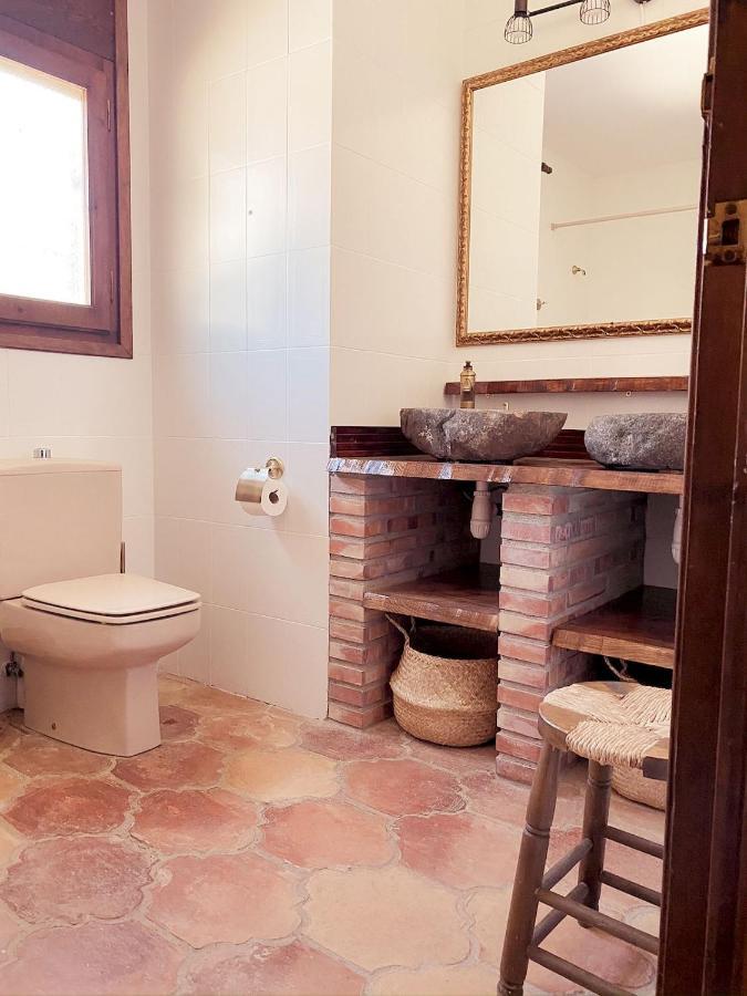 Villa Dos Calas - Bonita Villa De Estilo Rustico Y Piscina De Agua Salada L'Ametlla de Mar Esterno foto