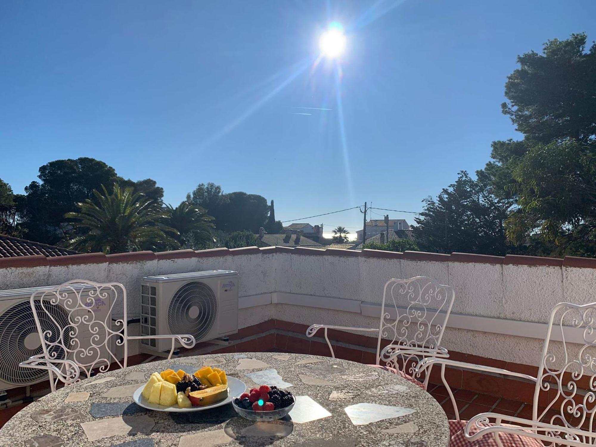 Villa Dos Calas - Bonita Villa De Estilo Rustico Y Piscina De Agua Salada L'Ametlla de Mar Esterno foto