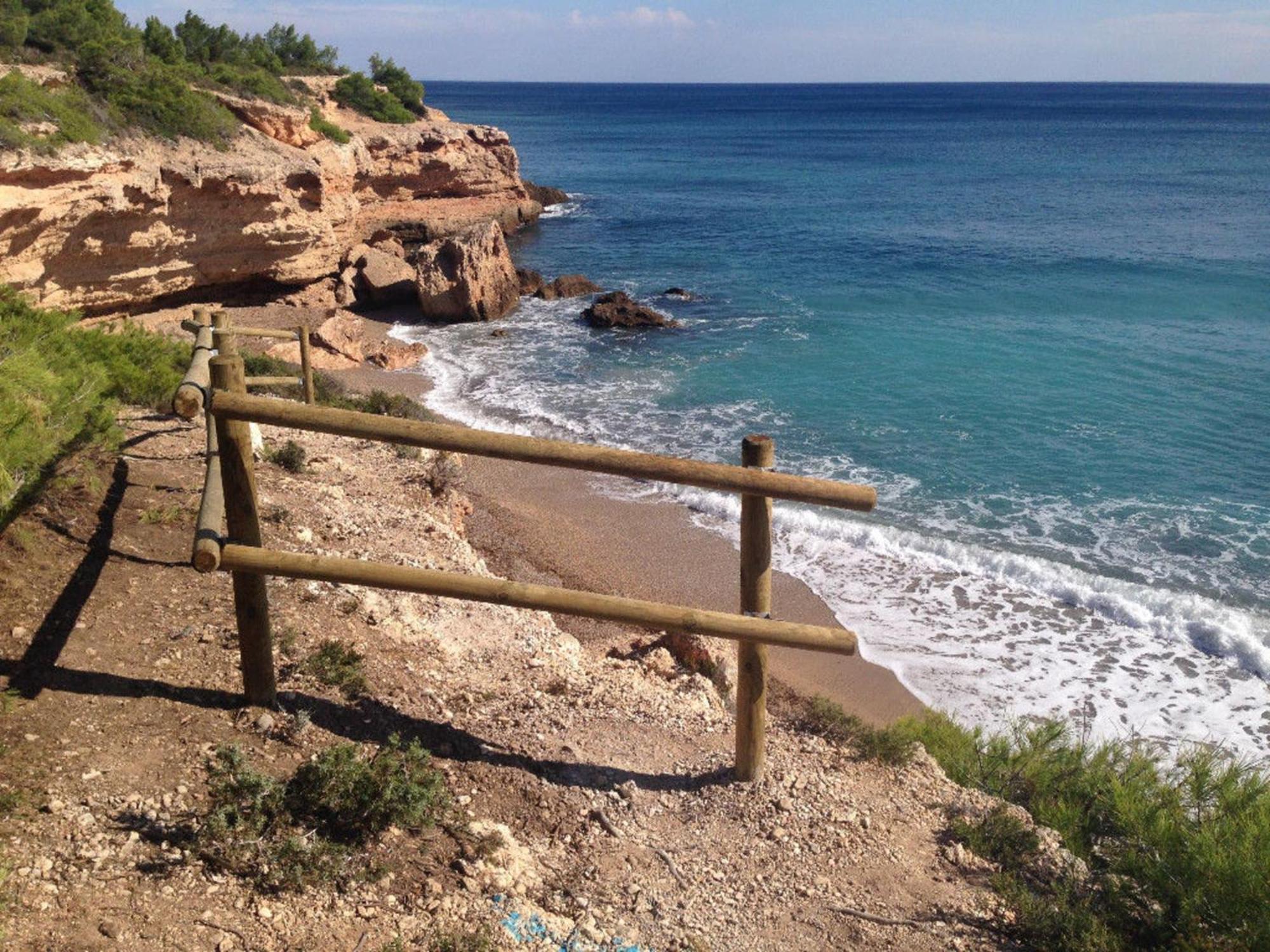 Villa Dos Calas - Bonita Villa De Estilo Rustico Y Piscina De Agua Salada L'Ametlla de Mar Esterno foto